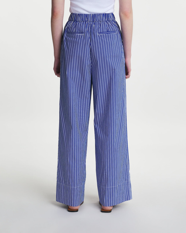 Wakakuu Icons Trousers Bowie Striped Blå M