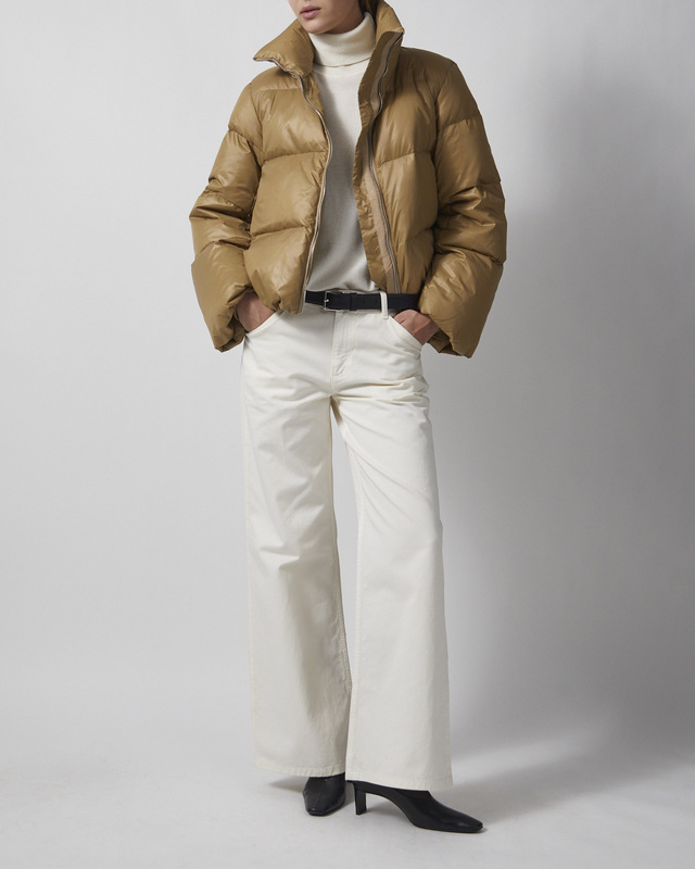 Wakakuu Icons Jacket Storm Puffer Short Beige XS