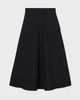RÓHE Skirt A-line External Pocket  Black 34