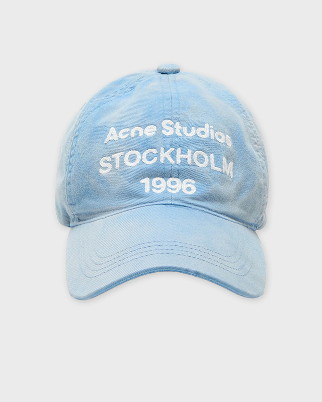 Acne Studios Cap Logo Ljusblå ONESIZE