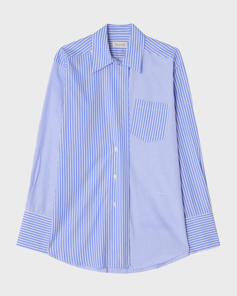 Shirt Asymmetric Blue 1