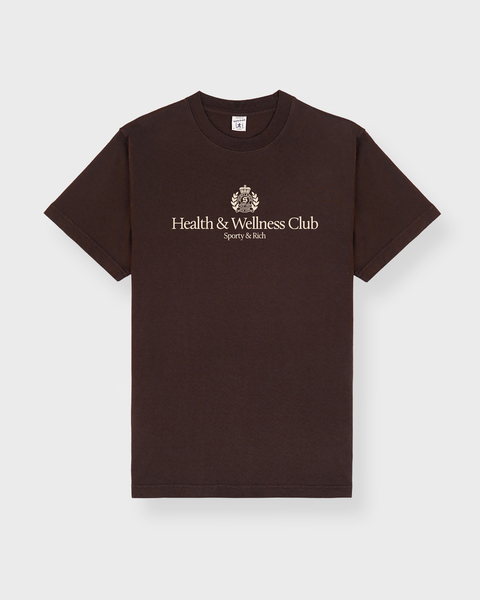  T-Shirt H&W Crest Chocolate 1