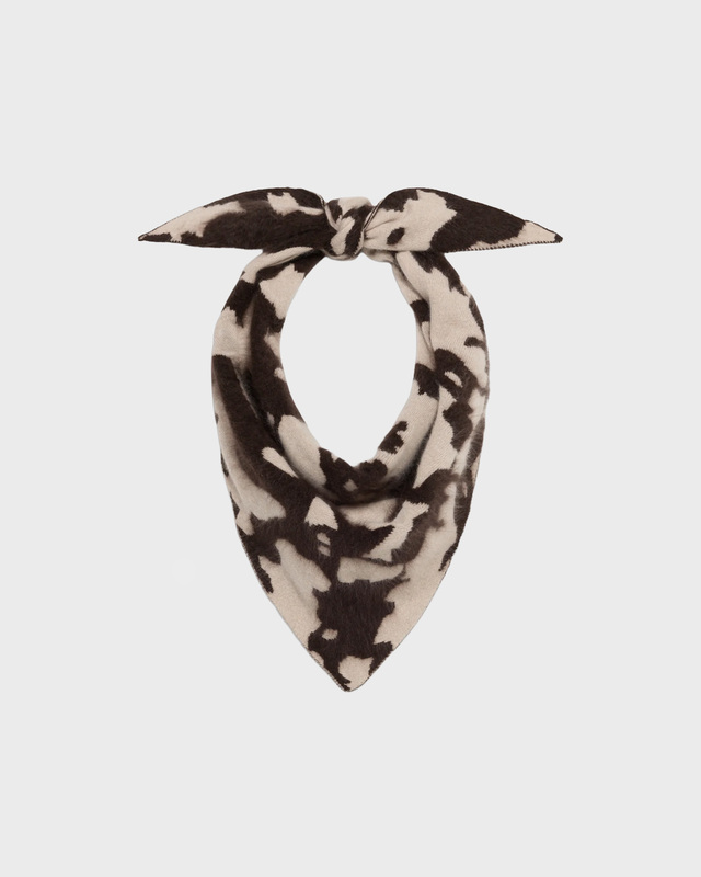 Guest In Residence Scarf Grizzly Cowhide Beige/brun ONESIZE