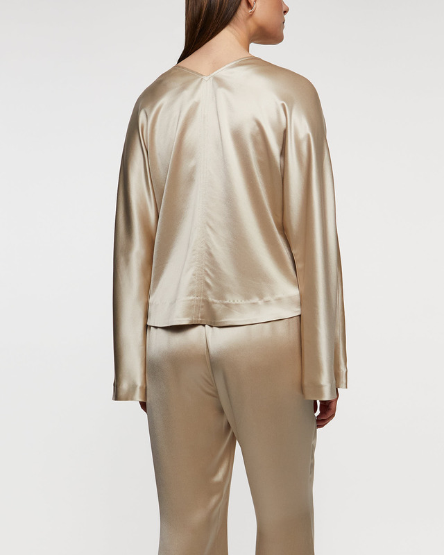 Wakakuu Icons Blouse Palermo Satin Beige S