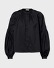 Ulla Johnson Blouse Rowena Long Sleeve Noir US 8 (EUR 40)