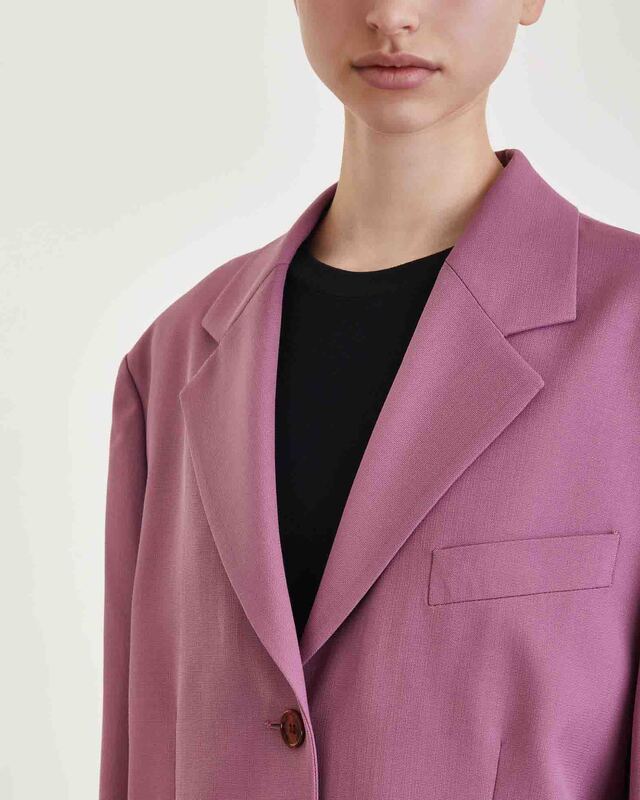 Acne Studios Blazer FN-WN-SUIT000401 Mörkrosa 40