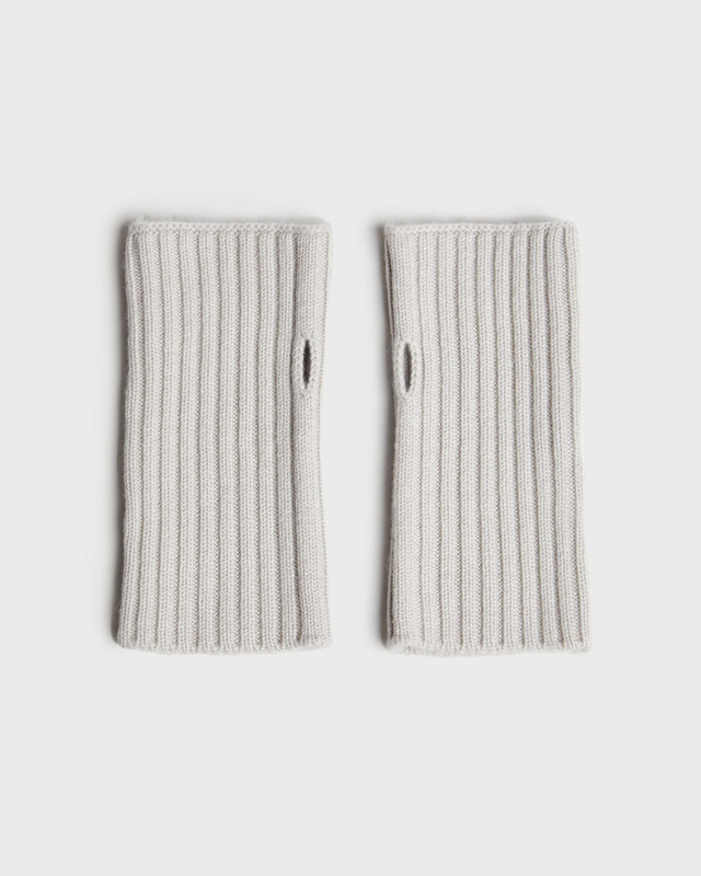 LISA YANG Arm Warmers Hyde Cashmere Stone ONESIZE