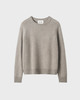 Soft Goat Sweater Boyfriend Crewneck Greige S
