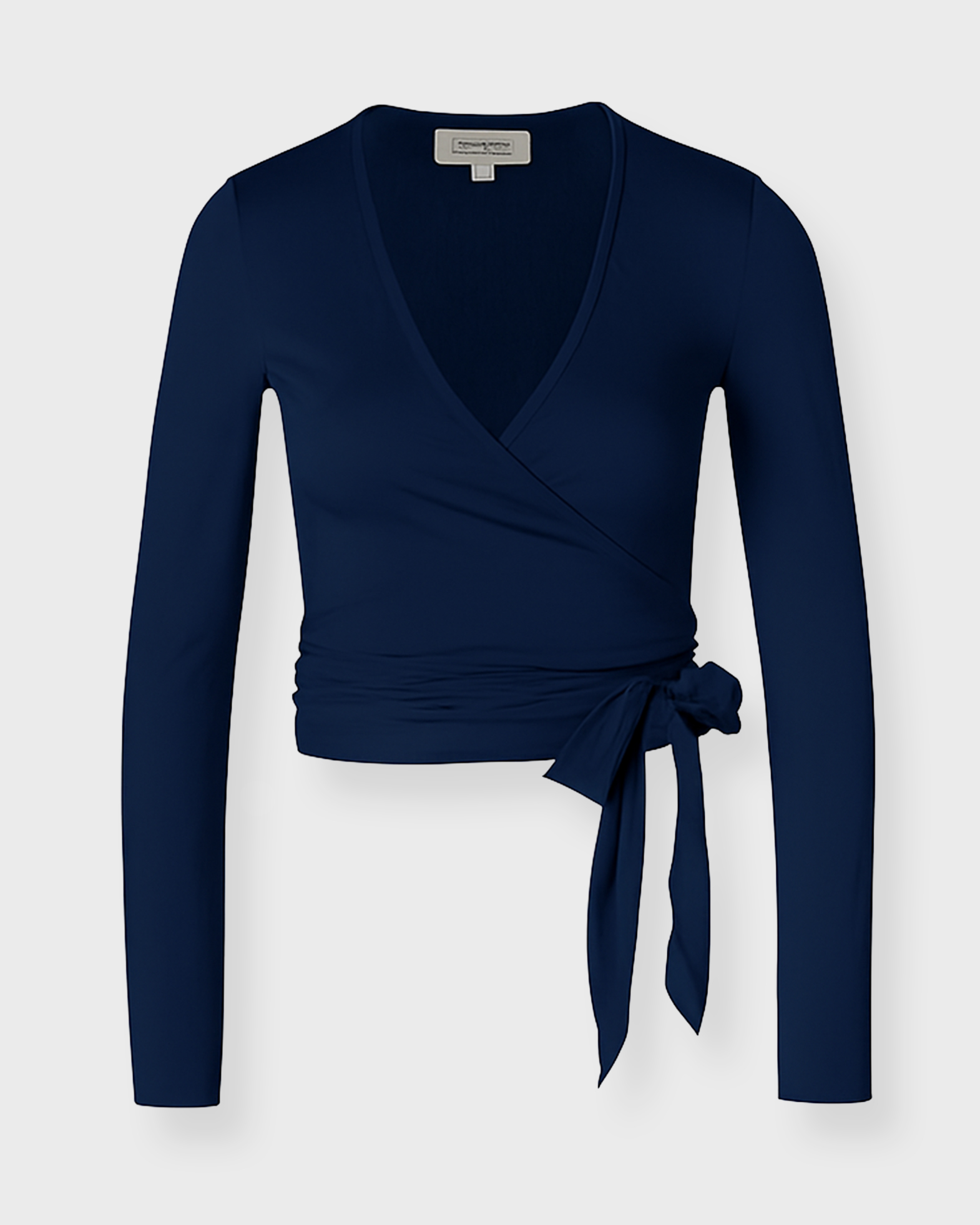 Sisterly Tribe Women's Navy Soft Ballet Wrap Top M