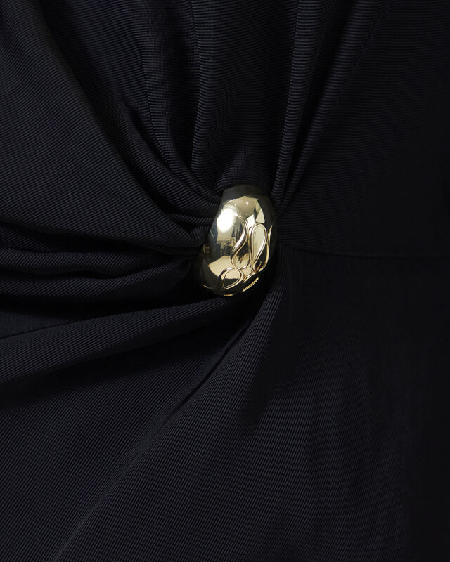 Malina Blouse Zilla Brooch Detailed Black 34
