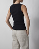 Wakakuu Icons Topp Biarritz Rib Tank Svart L