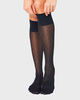 Swedish Stockings Knästrumpor Eira Petite Dots Beige/svart ONESIZE