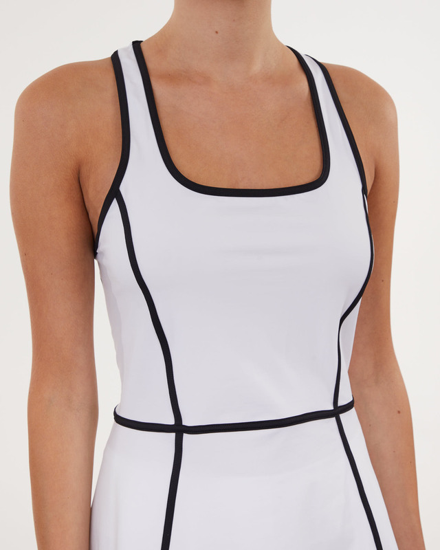 Casall Dress Flouncy Court Vit M
