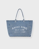 Anine Bing Bag Leo Denim Tote Blue ONESIZE