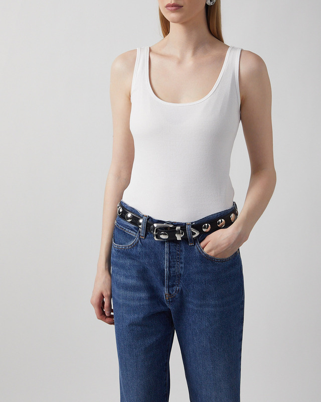 Wakakuu Icons Top Cato Rib Tank  White XS