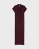 Filippa K Dress Long Tie-Neck Burgundy  36