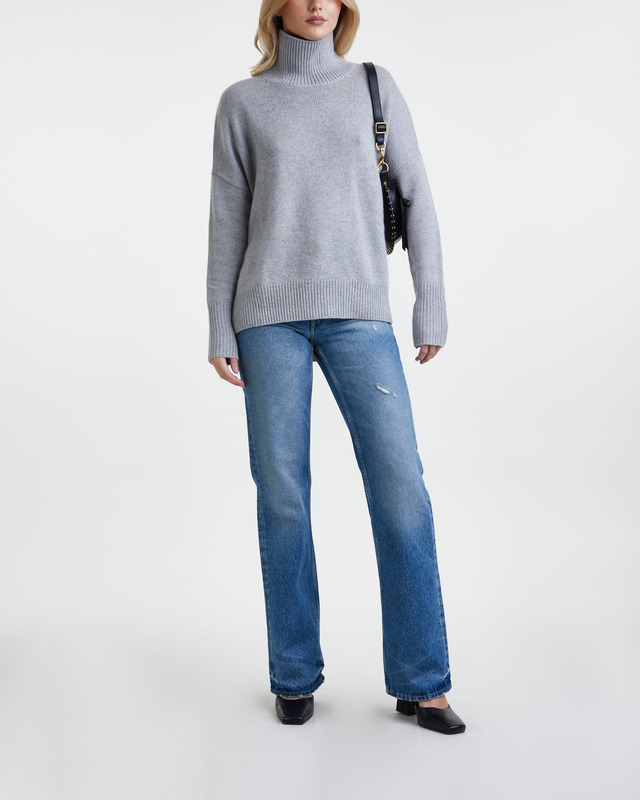 LISA YANG Sweater Heidi Grey Cashmere 0 (XS-S)