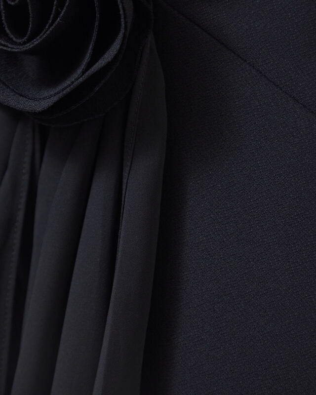 ROTATE  Kjole Crepe Mini A-Line Black 36