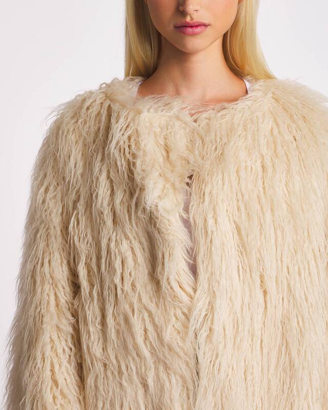 Malina Jacka Manda Faux Fur Vanilj L