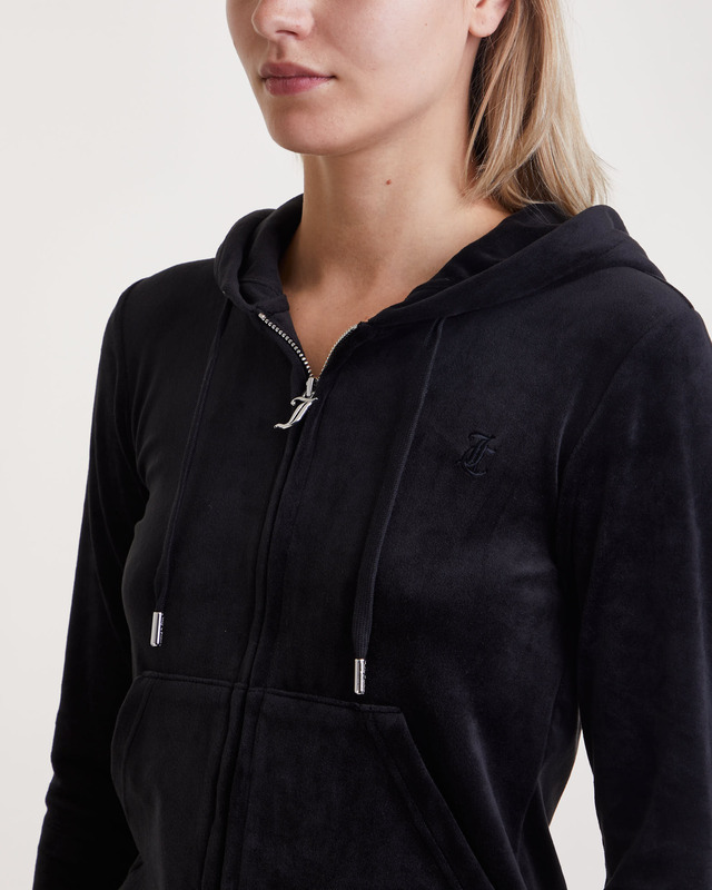 Juicy Couture Hoodie Classic Velour Svart XS