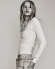 Éterne LONG SLEEVE FITTED TOP Creme S