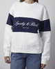 Sporty & Rich Tröja Signature Logo Block Crewneck Vit L
