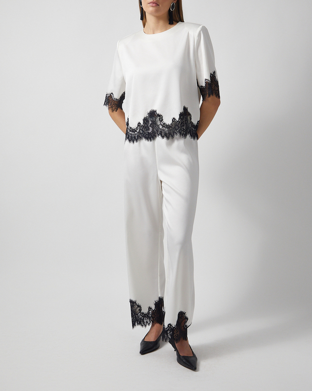 Wakakuu Icons Trousers Rayna Lace Offwhite XS