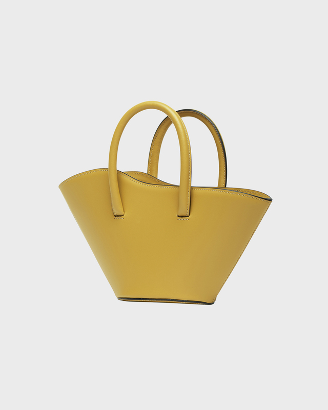 Little Liffner CHAINED OPEN TULIP TOTE MICRO Olivgrön ONESIZE