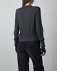 Acne Studios Cardigan Double-Layered Argyle Mørkegrå M