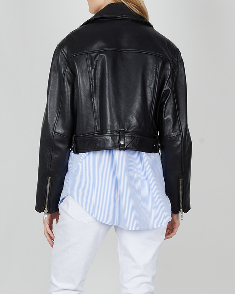 Leather jacket Selena Biker Black 2
