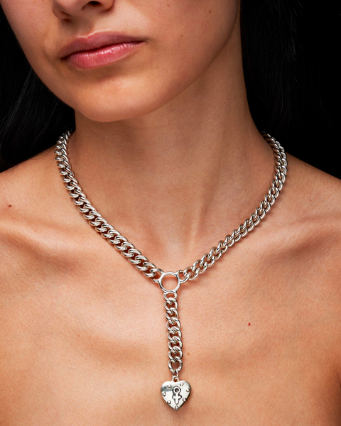 Chunky Chain Empress Necklace Silver ONESIZE 2