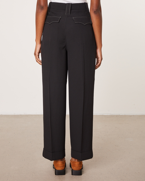 Trousers Heavy Crepe Black 2