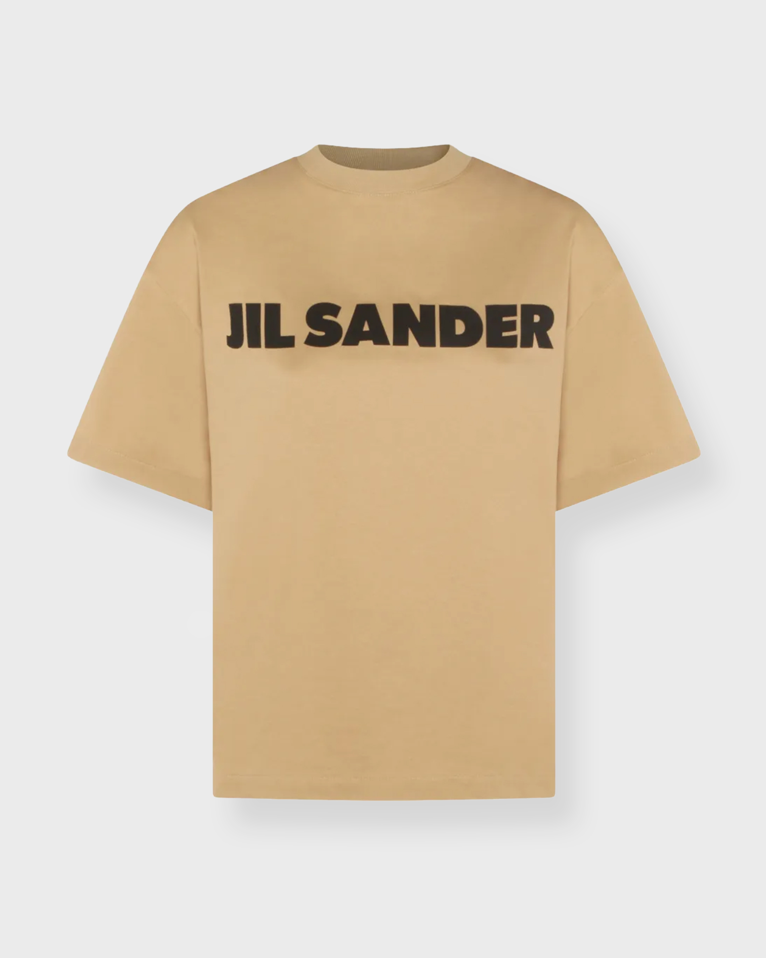 Jil Sander Women's Beige T-Shirt Logo M