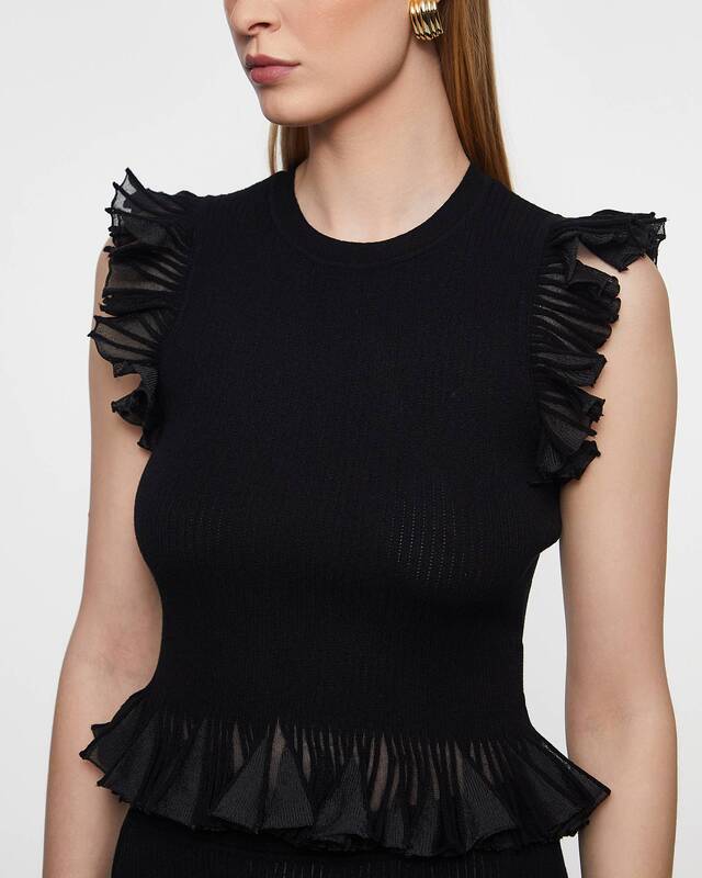 Ulla Johnson Topp Leila Svart S