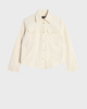 7 For All Mankind CLASSIC SHIRT Comfort Twill Ecru L