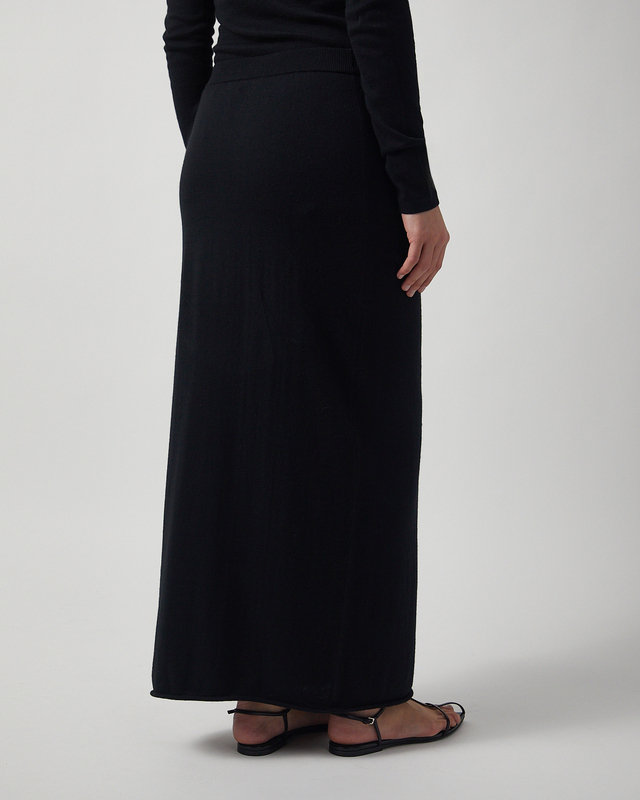 LISA YANG Skirt Charlotta Cashmere Black 2 (M-L)