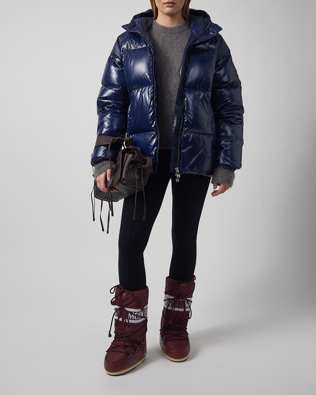 Pyrenex Jacket Unisex Sten Hooded Down Blue S