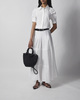 Max Mara Studio Skjorte Cotton Poplin Optical White IT 40 (EUR S-M)