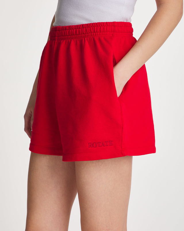 ROTATE Birger Christensen Shorts Elasticated Red M