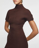 Cult Gaia Dress Chrysta Knit Brun XS