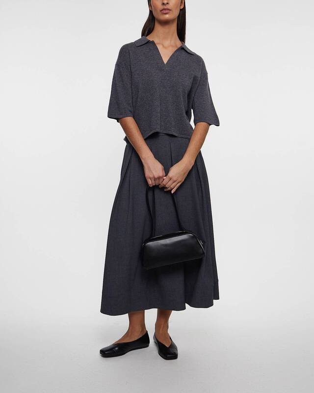 LISA YANG T-Shirt Neela Cashmere Grå 1 (S-M)
