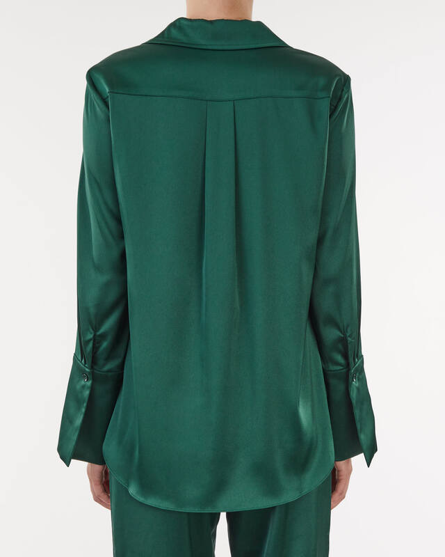 Wakakuu Icons Blouse Maria Satin Green M