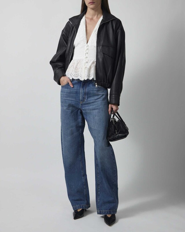 FARM Rio Blus Embroidery Offwhite XS