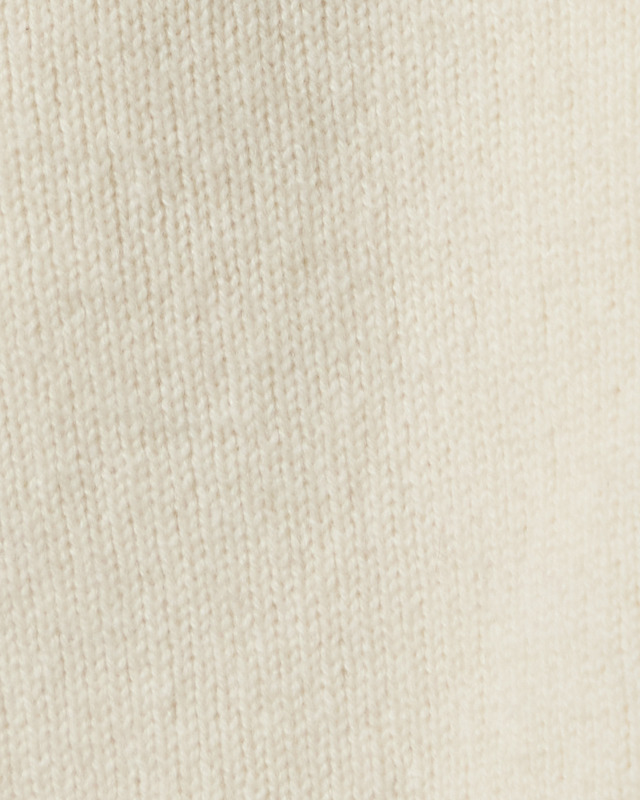 Soft Goat Cardigan Double Knit Hvit L
