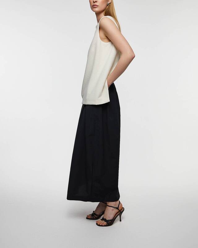 Dagmar Dress Two Tone Black/White 34