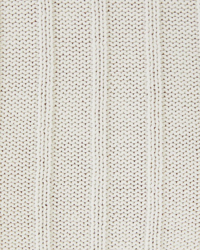 Filippa K Sweater Cotton Rib Vanilj XL