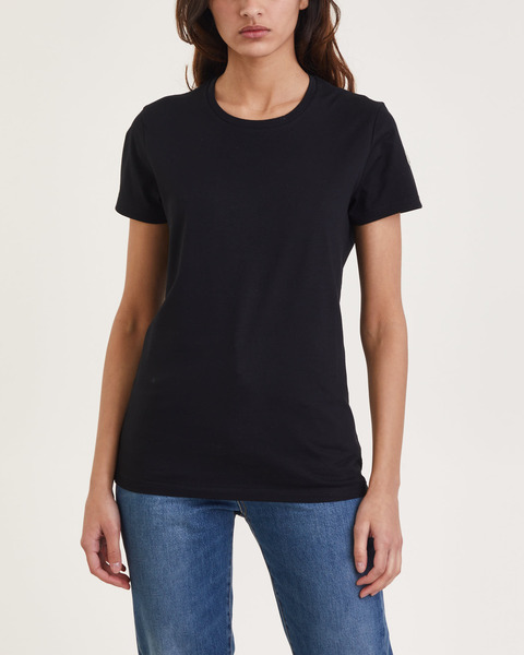 T-shirt Girocollo Svart 1