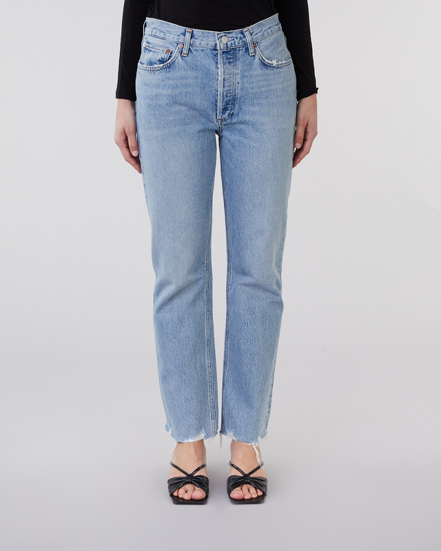 AGOLDE Jeans relaxed boot in curio Blå 27