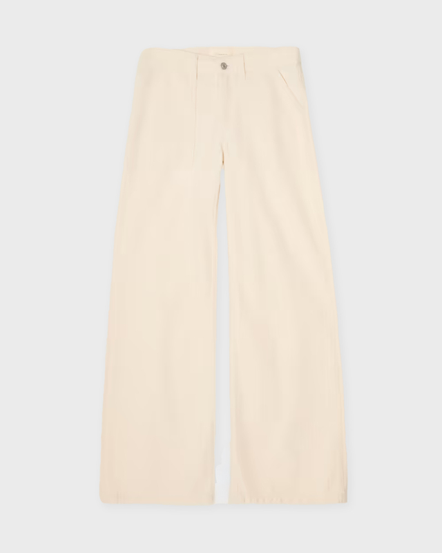 Jeanerica Trousers Guell Chevron Ecru Ecru W26/L32