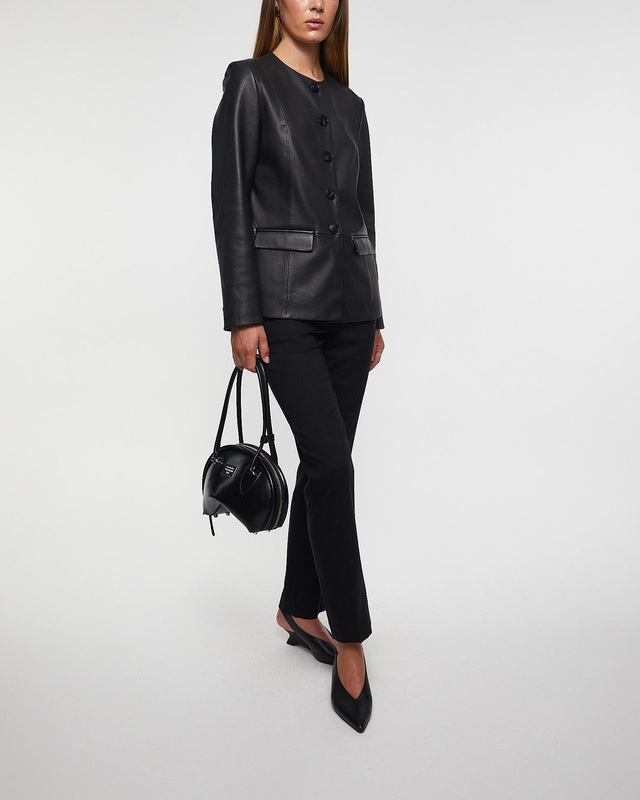 Wakakuu Icons Jacka Chinon Leather Svart L